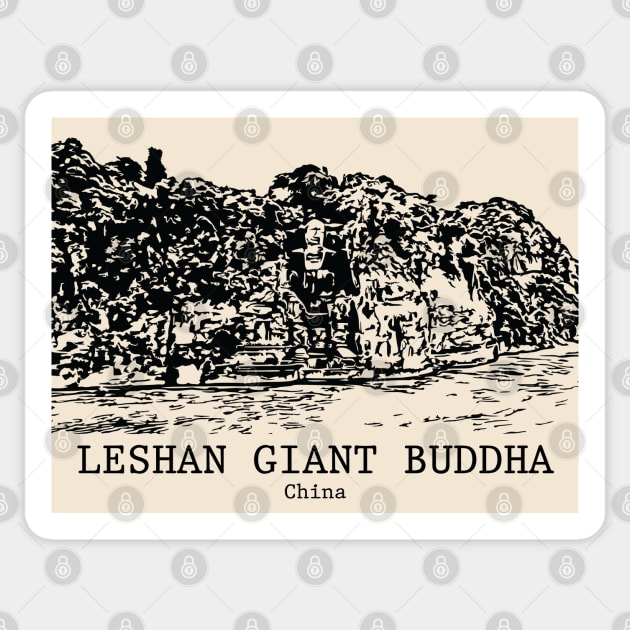 Leshan Giant Buddha - China Sticker by Lakeric